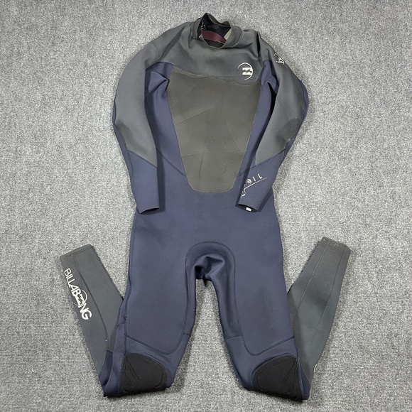 Billabong Men's XL Wetsuit 3/2mm 1005 AX2 Superflex Blue Black 0759 - Picture 1 of 15